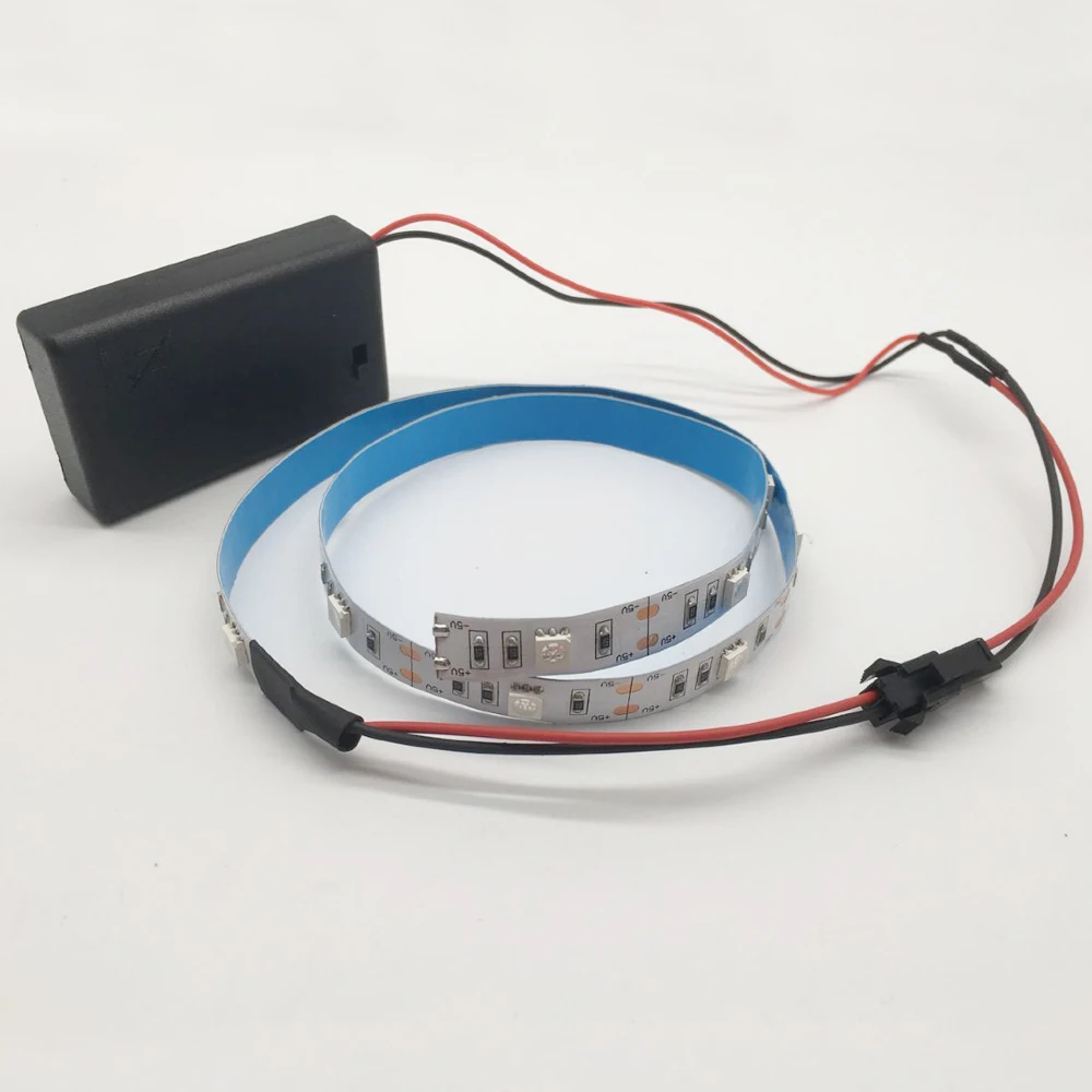 USB / Battery Powered 5V UV led strip light 395-405nm Ultraviolet 5050 SMD 30led/m Flexible blacklight DJ Fluorescence party 2m | Лампы и