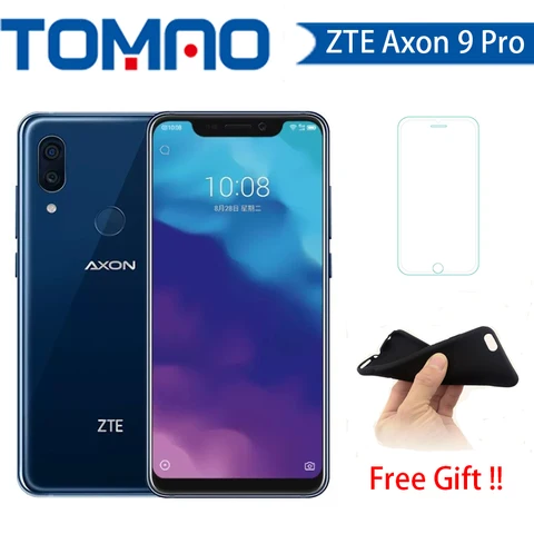 Original New ZTE Axon9 Pro Axon Pro Snapdragon 845 Octa Core 6GB 8GB RAM 64GB 256GB ROM Dual SIM 6 21 2248 1080 Dual cameras