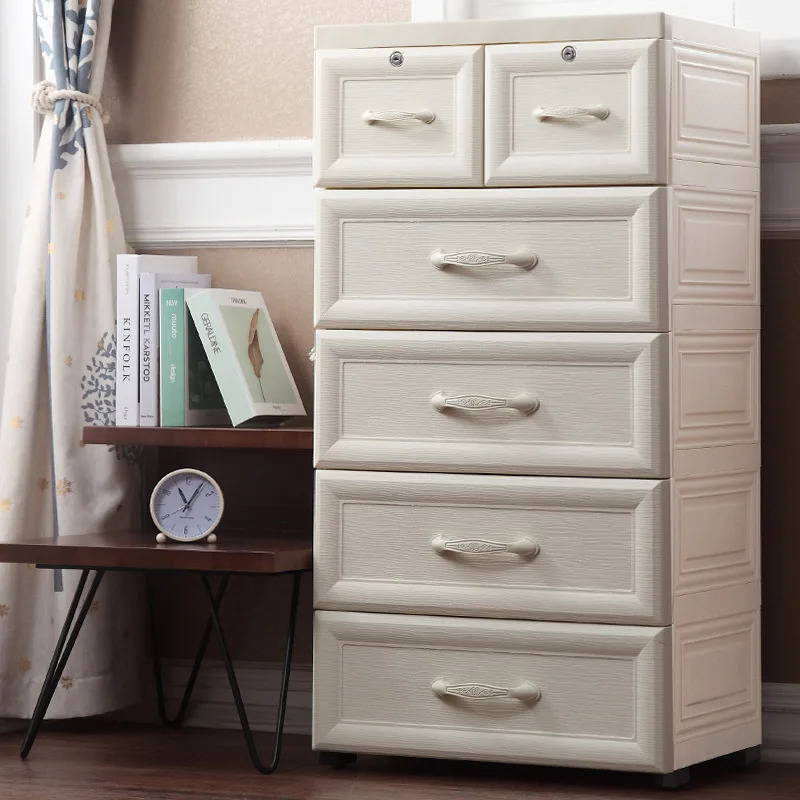 

F hua er 59 for Infant Child Storage Box Storage Cabinet Baby Wardrobe Large Size Plastic Drawer-type European Style