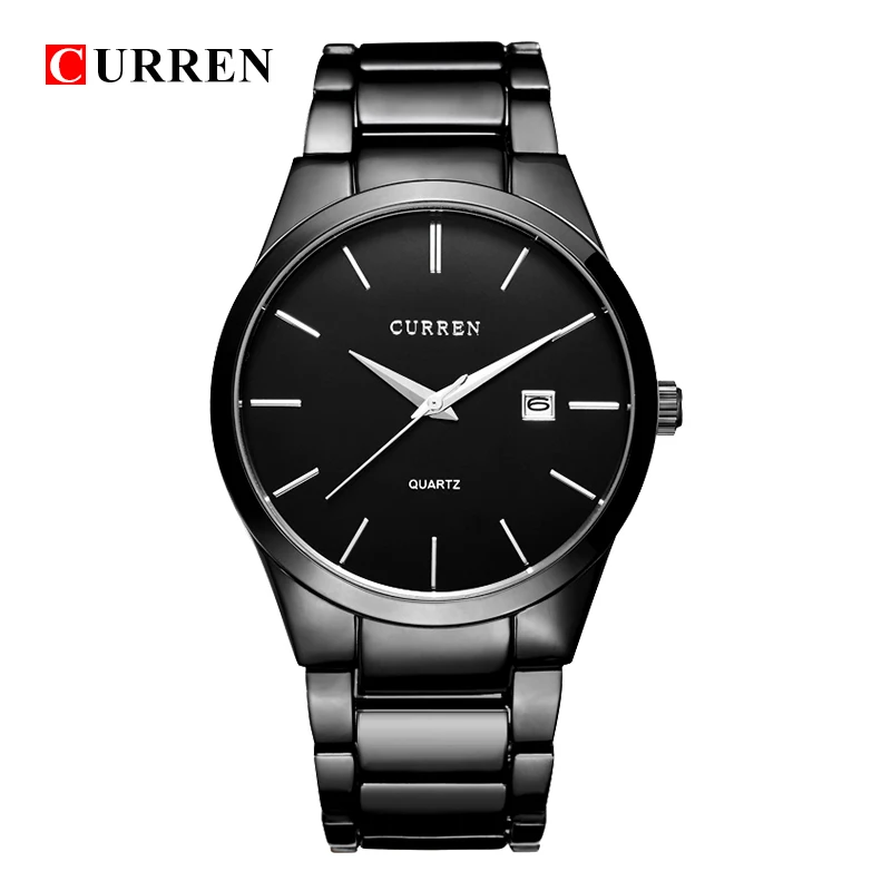 Relogio masculino Curren Элитный бренд Аналоговые Спорт наручные часы Дисплей Дата Для мужчин кварцевые часы Бизнес часы Для мужчин часы 8106
