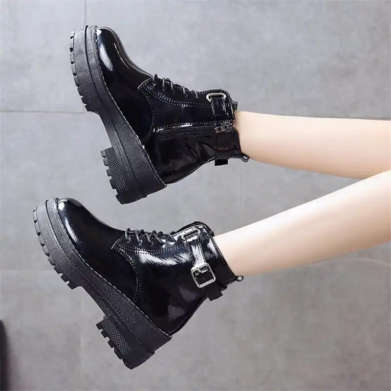 Botas Cortas De Charol Mujer Clearance, 58% OFF | nonoo.ee