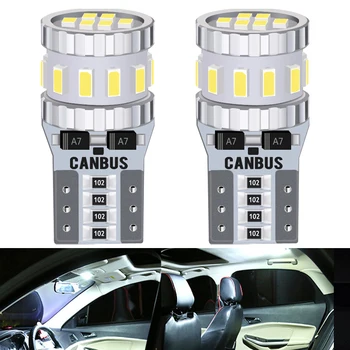 

2pcs T10 Canbus Car LED W5W Bulb 194 for XC90 S60 S40 XC60 V70 V50 V40 XC70 V40 V60 white Auto Interior Reading Doom light 12V