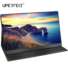 UPERFECT cienkie 4K przenośny Monitor IPS ekran 15.6 rodzaj USB C złącze Hdmi, Laptop telefon Xbox przełącznik PS4 LCD do gier wyświetlacz