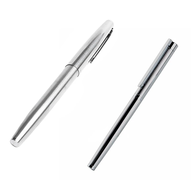 

Jinhao 2 Pcs with 0.38Mm Extra Fine Nib Smooth Writing Inking Pens for Christmas 911 Steel Fountain Pen & 126 Executive Complete