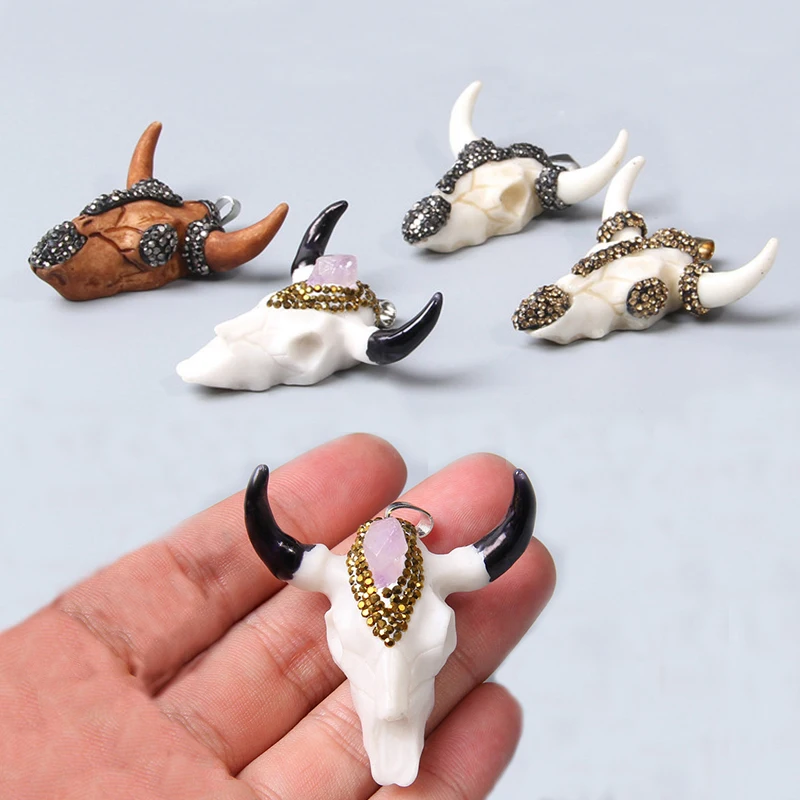 Cow Charms Bull Charms Ox Charm Western Cattle Head Charm - Temu