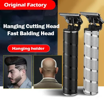 

Professional men trimmer beard electric clipper barber hair cutting machine revised to andis outliner gtx gto d8 blade
