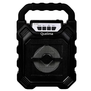 

ABHU-Quelima S688 Bluetooth Speaker Portable Colorful Led Wireless Speaker Stereo Music Surround Fm Radio Outdoor Speaker--Coo