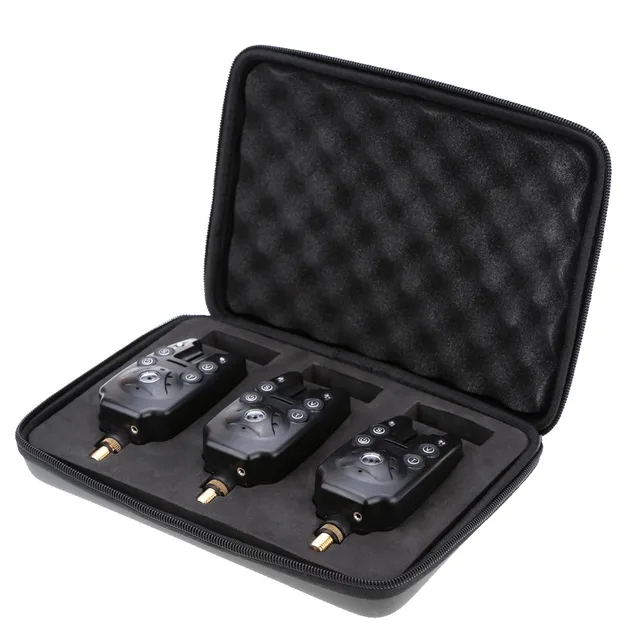 Wireless Fishing Bite Alarm Set 4Fishing Bite Alarm+1Receiver With LCD ...