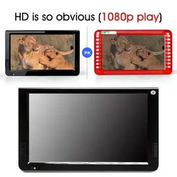 

10.2 Inch Video Player DVB T2 TFT LCD Digital ATSC Freeview Universal 12V Monitor Caravan Portable Kitchen USB HDMI Car HD TV