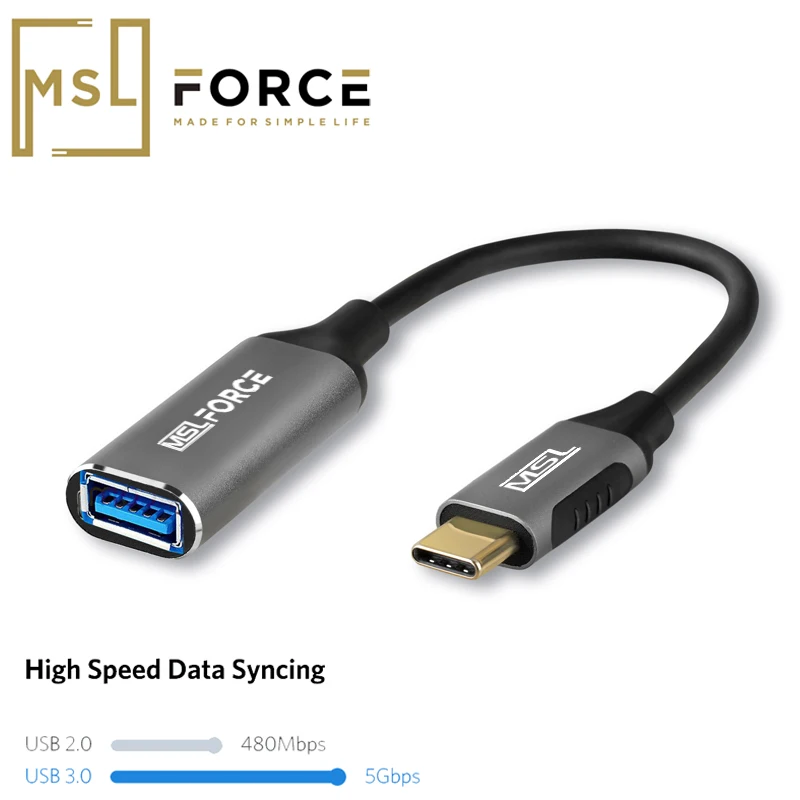 Адаптер usb otg USB3.0 type c для зарядки и синхронизации данных 5 Гбит/с USB конвертер Ipad Pro
