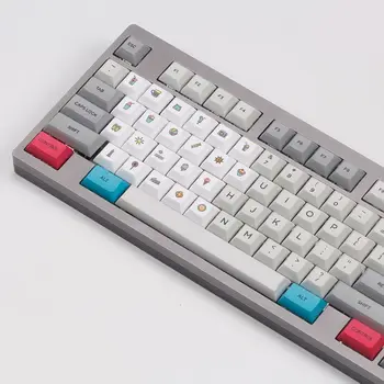 

DSA Profile Personality 22 Keyboard Keycap Dye Sublimation PBT Key Cap Hat for PC Computer Notebook Use Supplies Q6PA
