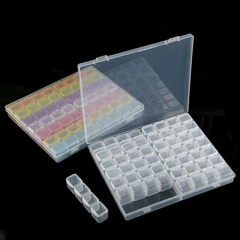 

56 Grid 5d Diamond Painting Accessories Storage Box Diamond Painting Drill Storage Box Transparent Container