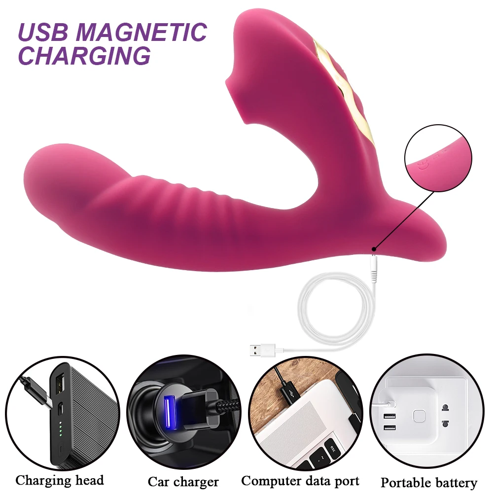 Vagina Sucking Vibrator 10 Speed Vibrating Oral Sex Suction Clitoris Stimulation Female Masturbation Erotic Sex Toys For Adult 5