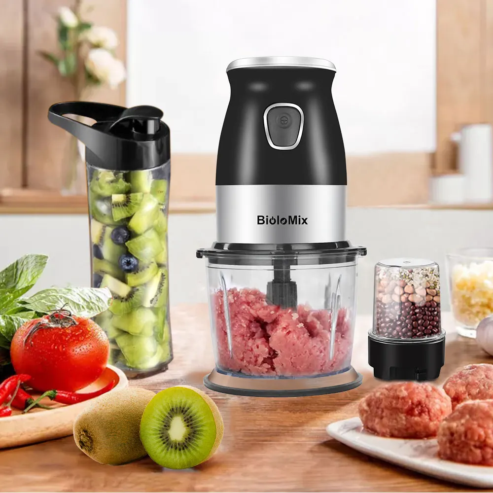 500W Portable Personal Blender Mixer Food Processor With Chopper 