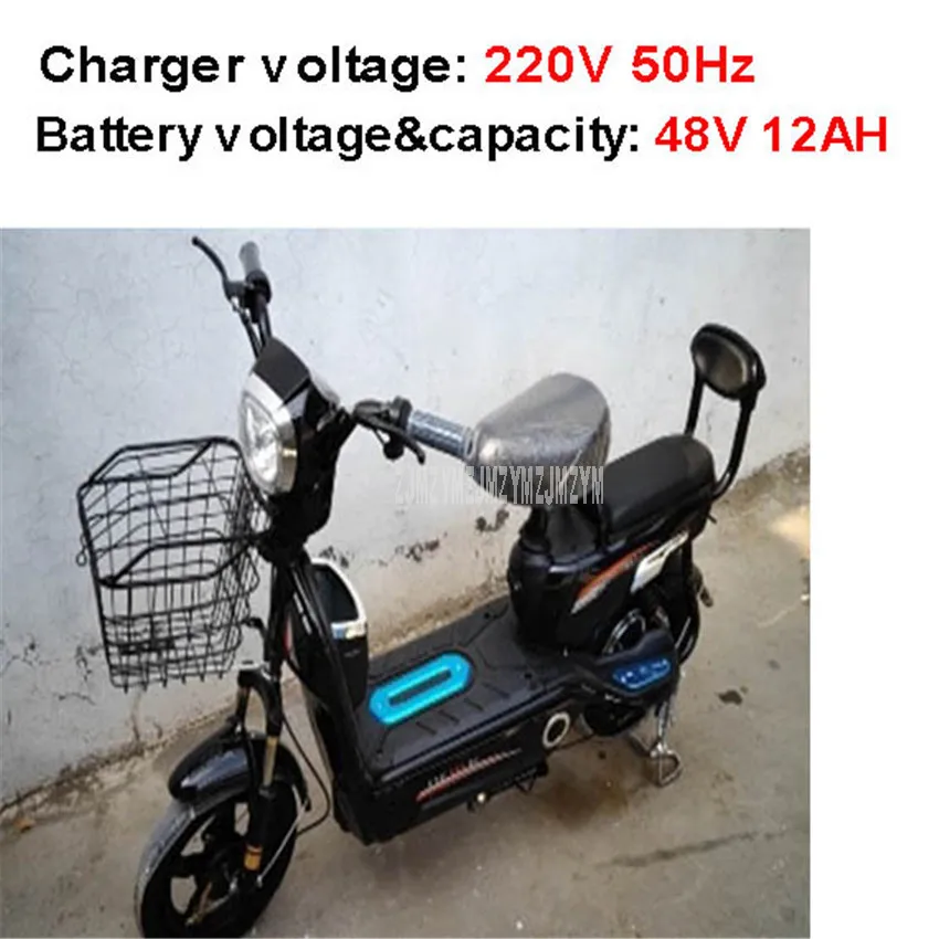 12AhBlack220VCharger Электрический велосипед для родителей и детей, 48 В, 12AH/20AH с корзиной для домашних животных, детское сиденье для велосипеда, мощный городской/Дорожный электрический велосипед, электровелосипед - Цвет: 12AhBlack220VCharger