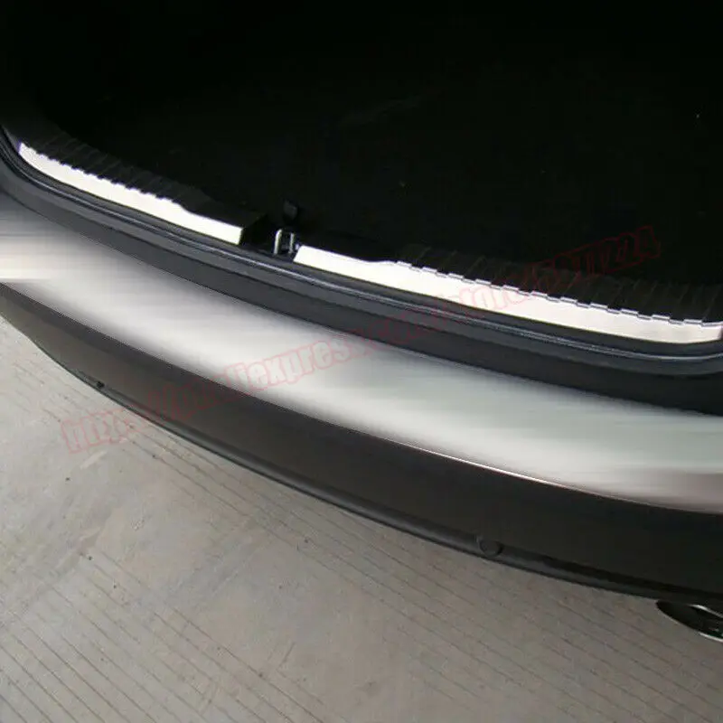 

For Honda CRV 2012 2013 2014 2pcs stainless Inner Rear Bumper Protector Sill Trunk Tread Plate Trim