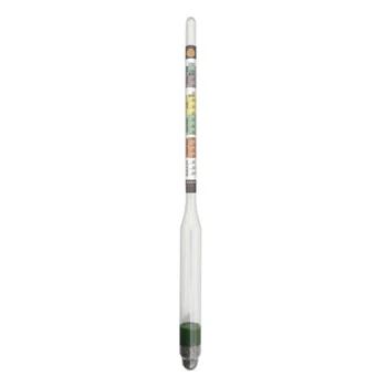 

3 Scale Hydrometer Alcohol Meter For Home Brew Wine Beer Cider Testing Durable