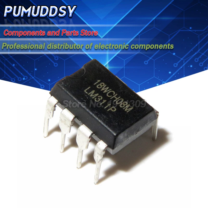 Компаратор напряжения LM311 LM311P LM311N DIP-8 10 шт. | Электронные компоненты и