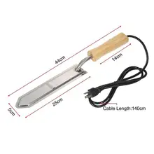 Электрический Нож пасечный пчелы пчеловодство оборудование режущий нож нагревательная ручка деревянные инструменты скребок из нержавеющей стали EU Plug