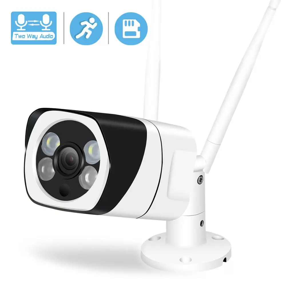 

Wireless 1080P IP Camera Wifi 2MP Home Security Camera Support Audio Night Vision Motion Detection Metal Waterproof IPC