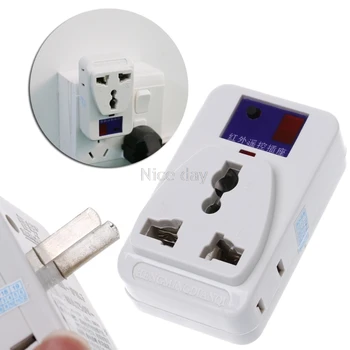 

1PC Energy Saving IR Infra-Red Wireless Remote Control Outlet Switch Socket F16 20 Dropship