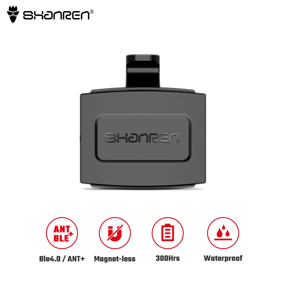 

SHANREN Speed Sensor Bluetooth & ANT+ Wireless Bike Sensor Bicycle Sensor for Bike Computer Android IOS