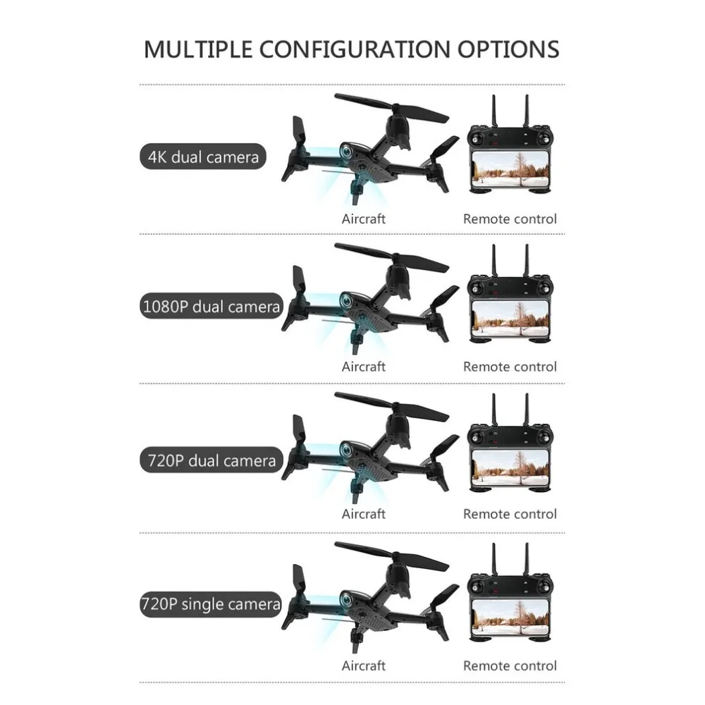 SG106 игрушка-Дрон на дистанционном управлении с 720/1080 P/4 k HD Dual 2,4G FPV WiFi широкоугольная камера гравитация зондирования в реальном времени Трансмиссия квадрокоптера