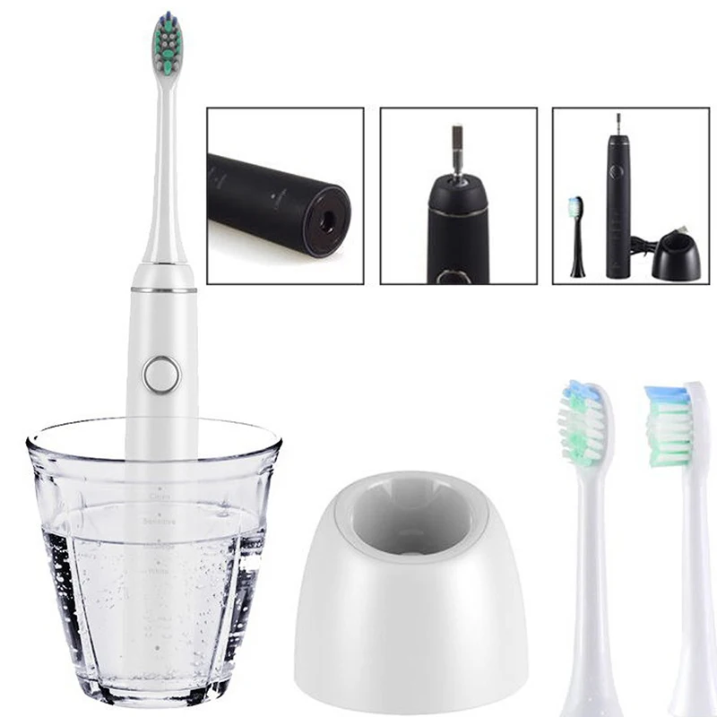 

ABS Automatic Ultrasonic Replacement Toothbrush Head Waterproof Inductive Charging Soft Hair Toothbrush Soft Glue SC-829