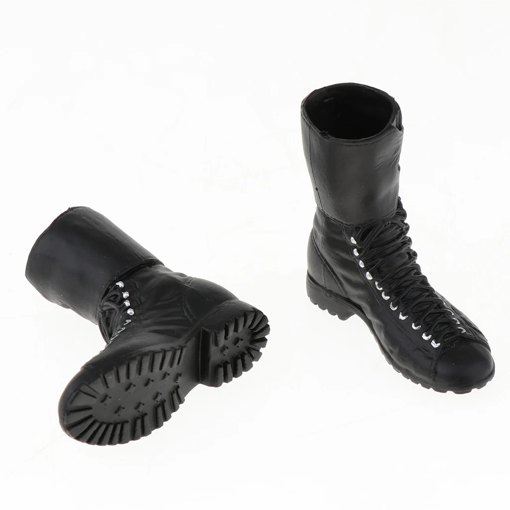 MagiDeal 1:6 Scale Military Combat Boots Male Shoes for 12inch Soldier Action Figure Doll Body Toy Accessories