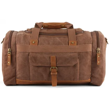 

Large Capacity Casual Canvas Travel Bag Shoulder Crossbody Duffle Bag All-match Chic Men's Designer Luggage Handbag Sac DF414