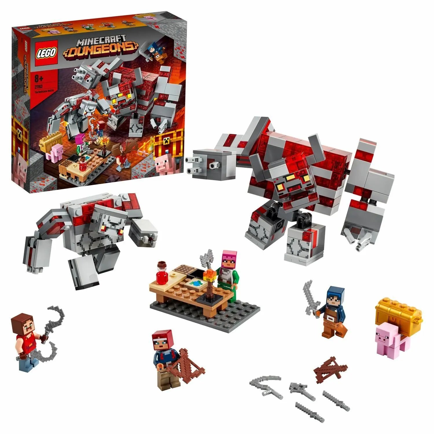 Designer Lego Lego Minecraft battle for red dust 21163 Designer Lego Lego Minecraft battle for red dust 21163