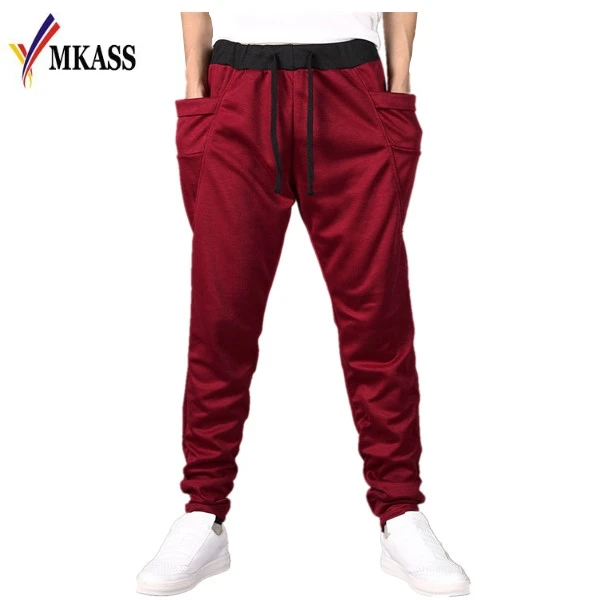 

New Sale 2020 Top Quality MKASS Brand Mens Print Beam Foot Pants Active Joggers Pencil Pants Men Hip Hop Sweatpants 10 Colors