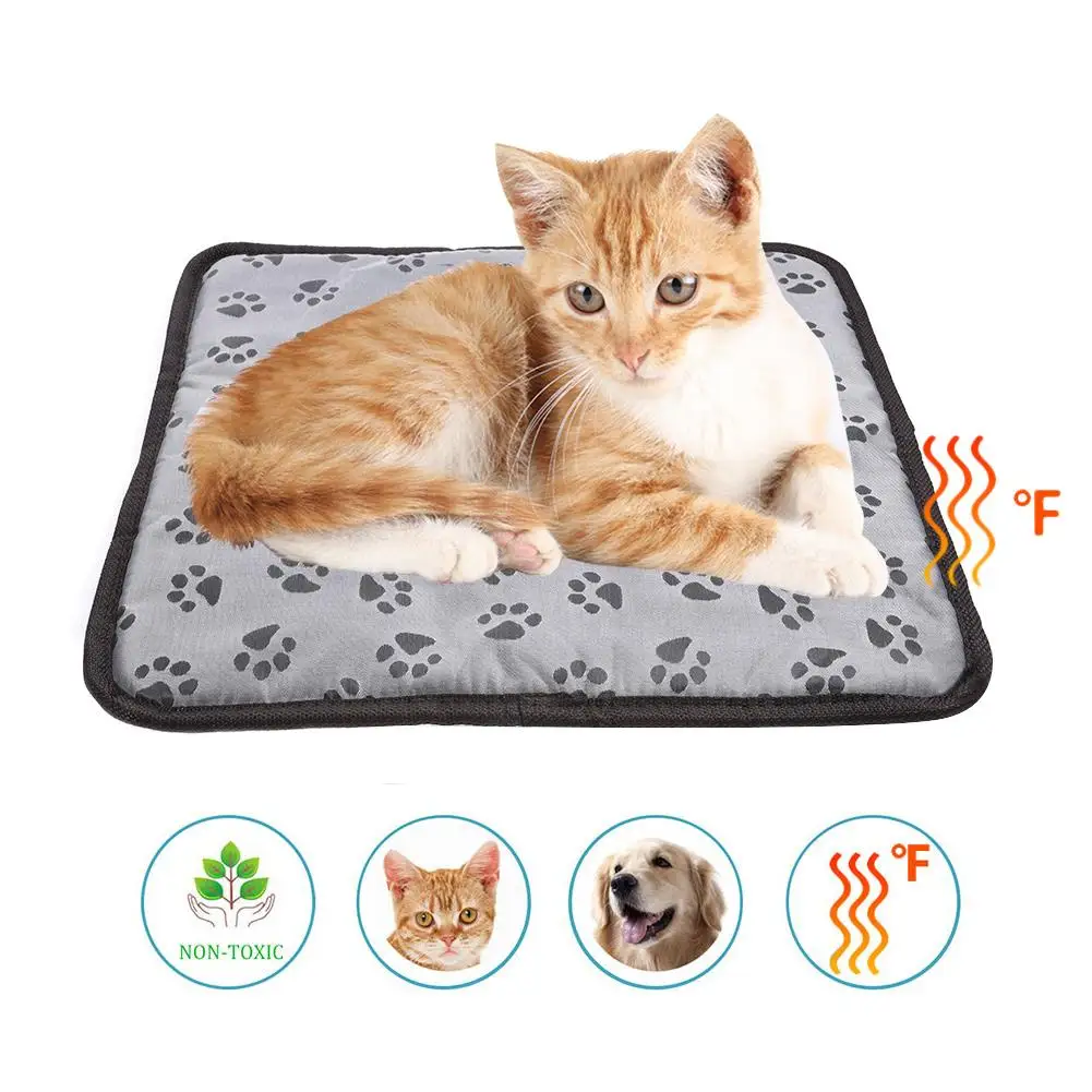 

Pet Electric Blanket Heating Pad Dog Cat Bed Mat Waterproof Anti-Bite Adjustable Temperature Chair Cushion