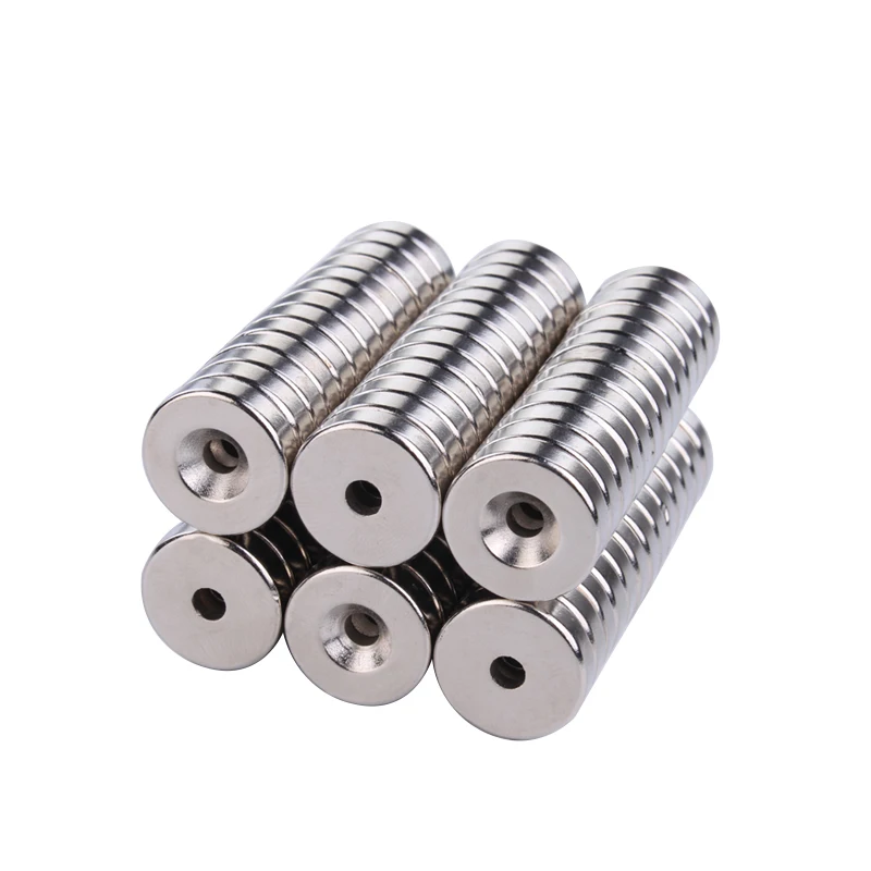 

12x3-3 Stong Neodymium Magnets Disc 12x3 mm Hole 3mm Minor Diameter Magnet Round Countersunk Magnetic 12*3-3 mm 12*3