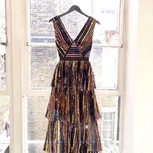 Новое поступление расшитое блестками женское платье