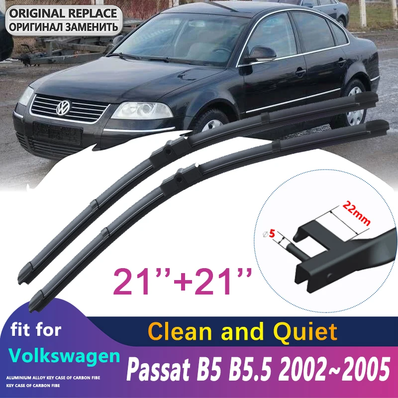 Front Wiper Blades For Volkswagen Vw Passat B5 B5.5 2002 2003 2004 2005  Accessories Auto Washing Cleaning Goods Windshield - Windscreen Wipers -  AliExpress