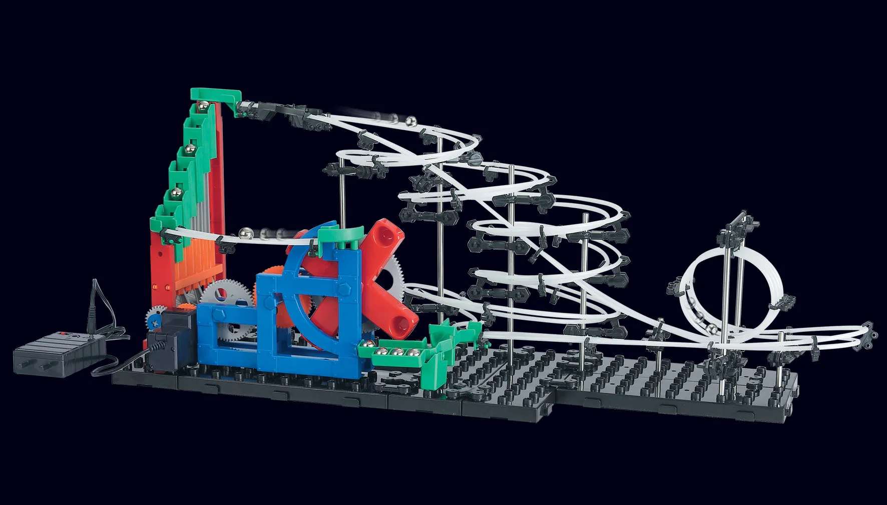 Новое поколение Roller Coaster первоначальная нервной Лестницы сборные строительные блоки модель космического Камера трек игрушка новизны