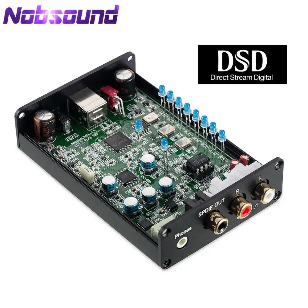 DOUK AUDIO Mini XMOS XU208 USB DAC Audio Decoder DSD256 HiFi Headphone