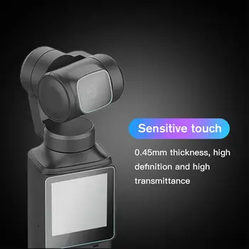 

2Set Tempered Glass Display Screen Lens Protector Film Kit for FIMI PALM Camera Gimbal Protective Guard