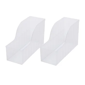 

2pcs File Document Stand Rack Desktop Storage Rack File Holder Organizer Office Supplies for Home School