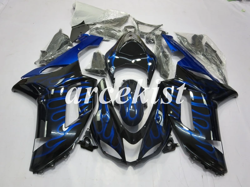 4 подарки ABS полный обтекатель комплект подходит для kawasaki Ninja ZX6R 636 2007 2008 07 08 6R ZX-6R Кузов Набор зеленый черный яркий