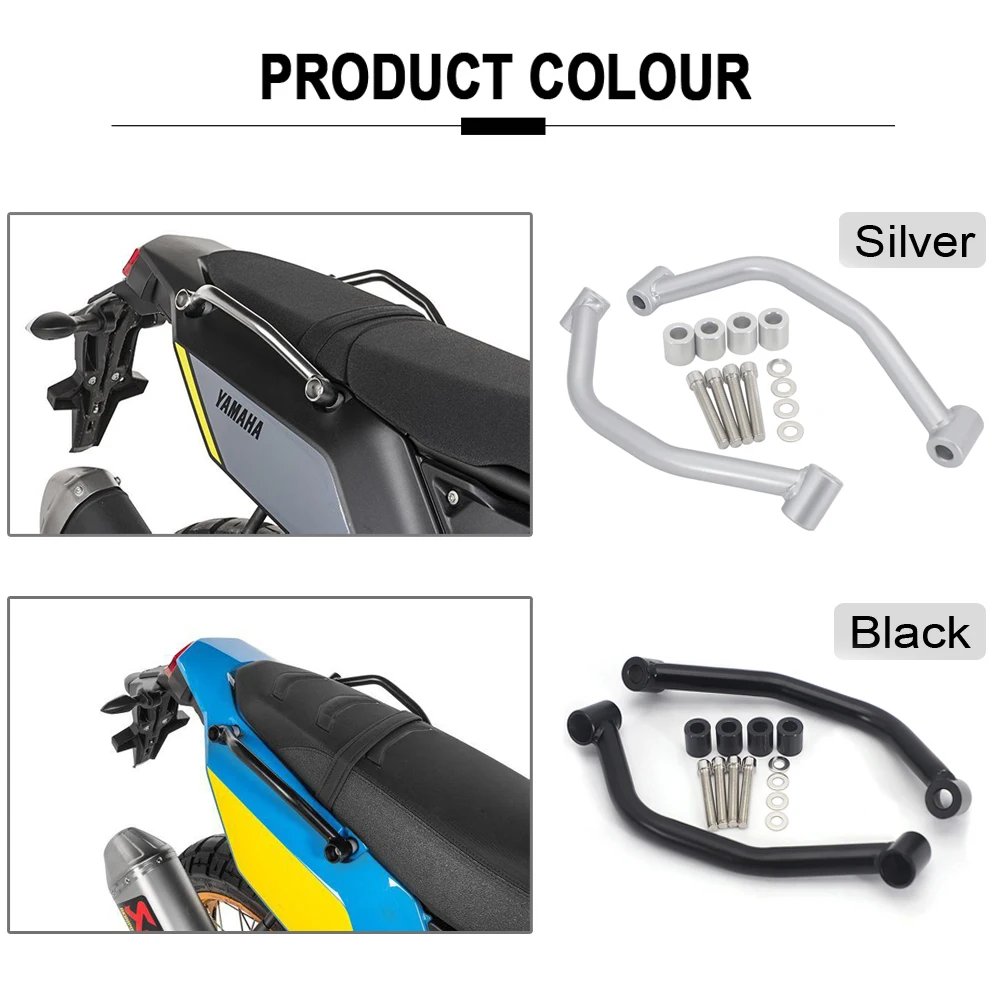 NEW TENERE700 Rear Passenger CNC Seat Hand Handle Grab Bar Rail FOR YAMAHA TENERE 700