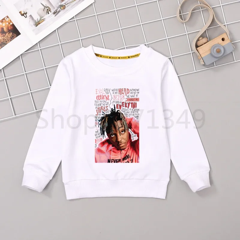 Juice Wrld/Детские толстовки с капюшоном с принтом «Базз Лайтер Вуди» и цифрой 1-9; Детские свитера для мальчиков; повседневные толстовки