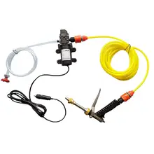 12 В 80 Вт Высокое давление Электрическая автомобильная мойка воды 1,6 кг насос портативный 5-6.5A 4-5.5L Спрей очиститель 0,6-0.9mpa