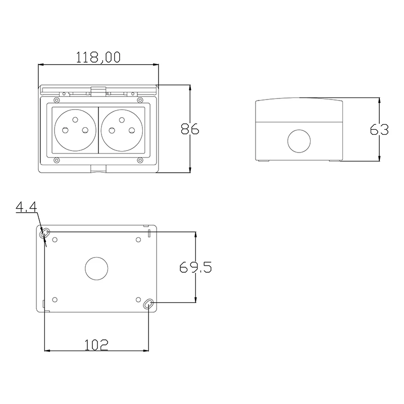      V16A IP55  250,     ǥ  ߿ ܼƮ