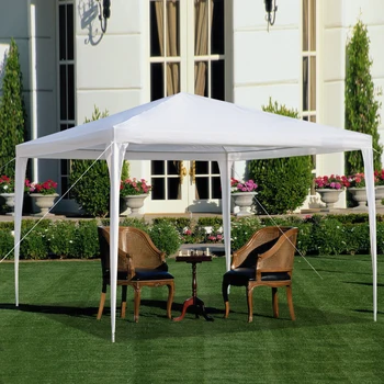 

3 x 3m Waterproof Single Tent portable and practical portable Tent Suitable for Household, Wedding, Party, Parking Shed White