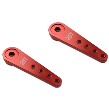 

2Pcs/Lot CNC Aluminum Alloy Servo Arm 1.25-2.5Inch for Futaba Sanwan Servos,24T
