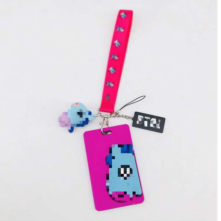 

[MYKPOP]KPOP ID Card Holder with Lanyard for Key ID Card Sleeve Heavy Duty Badge Holder KPOP Bangtan Fans Collection SA19121703