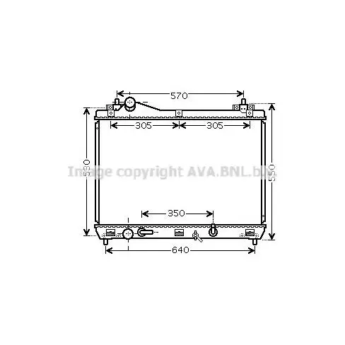 Радиатор SUZUKI GRAND VITARA 2.0/2.4 A/T 05 AVA QUALITY COOLING | Автомобили и мотоциклы