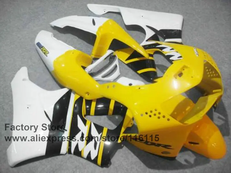 7 подарков мотоцикл комплект обтекателей для HONDA 1998 1999 919 CBR 919RR 98 99 CBR919RR желтый белый ремонт кузова обтекатели комплект